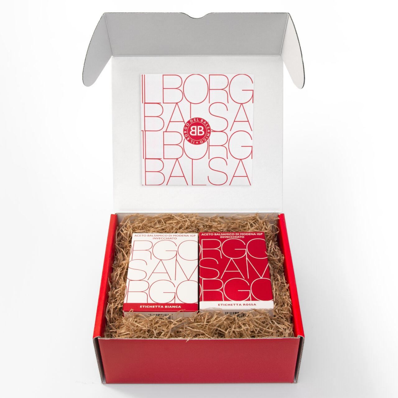 Confezione Il Rosso Va su Tutto Aceto Balsamico di Modena Invecchiato