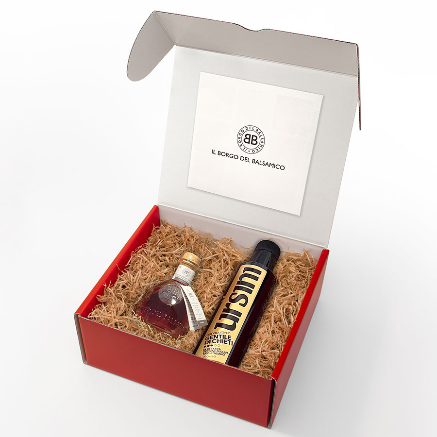 Confezione Il Rosso Va su tutto Il Secco del Borgo e Olio EVO Gentile di Chieti - immagine 4